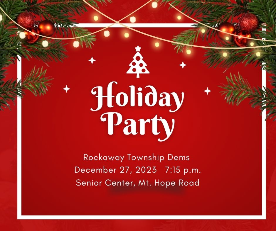 Holiday Party Rockaway Township Dems
