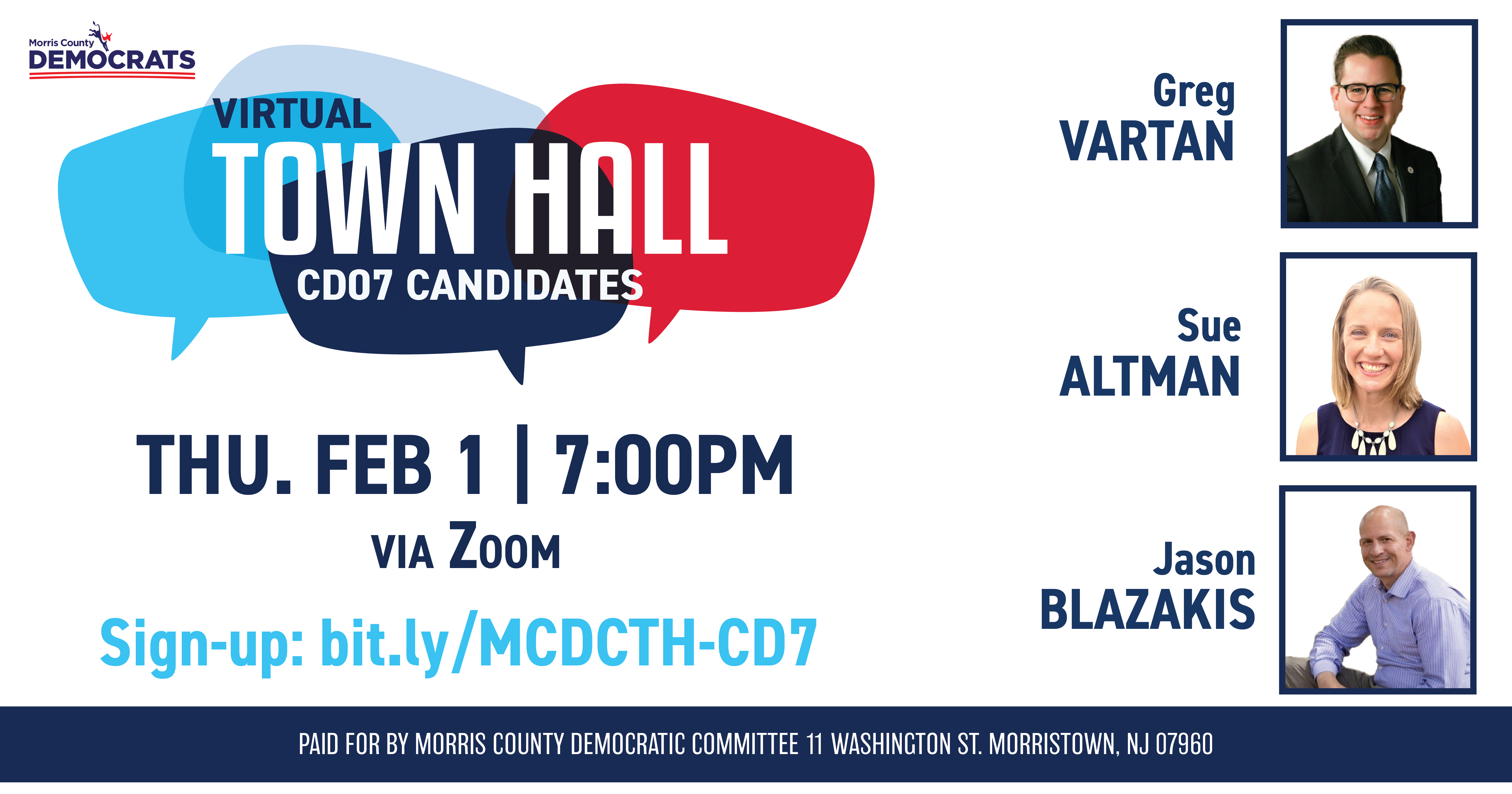 CD07 Candidate Town Hall