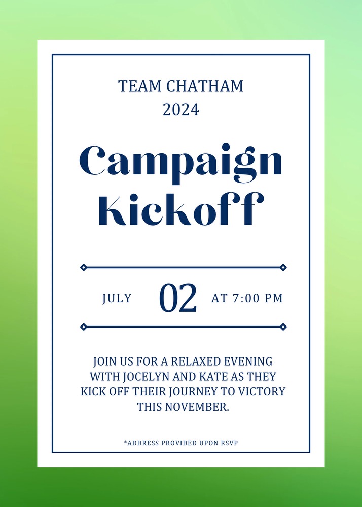 Chatham Campaign Kickoff