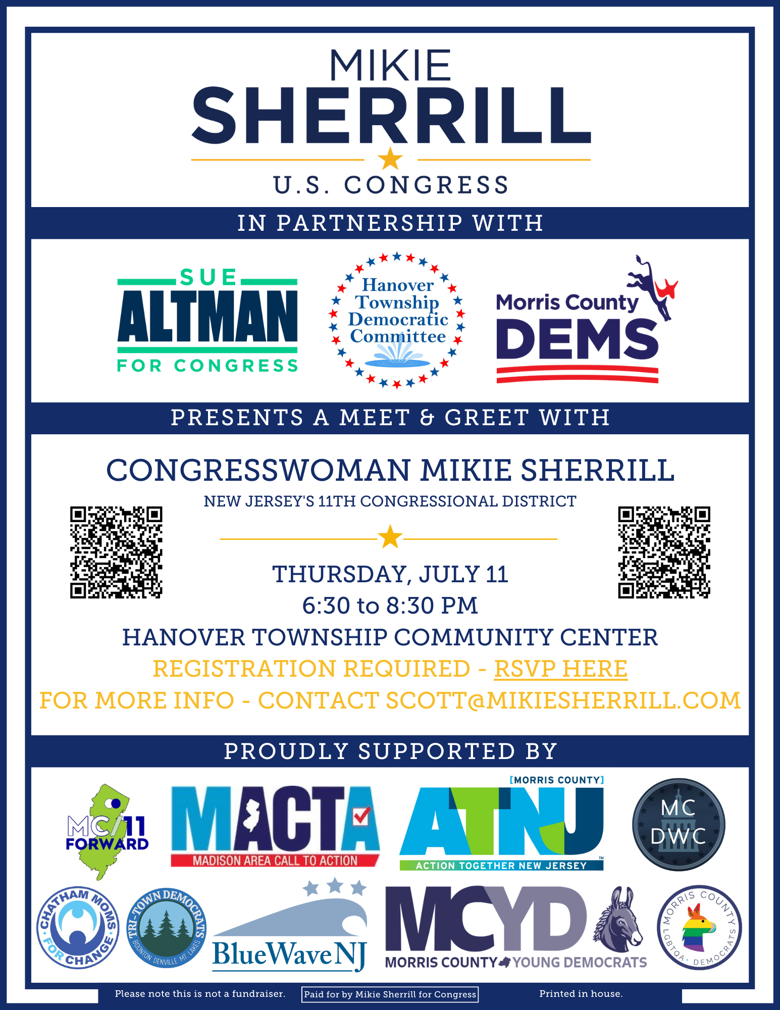 Mikie Sherrill Event